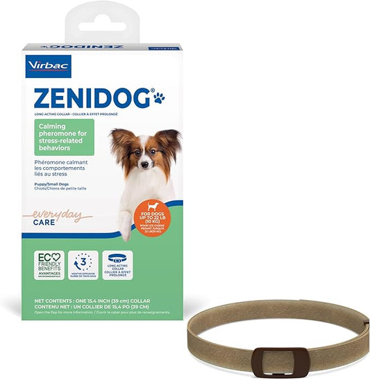 ZENIDOG Long-Acting Collar-Dog Calming Pheromone Collar for Stress Relief - Lasts up to 3 Months by Virbac