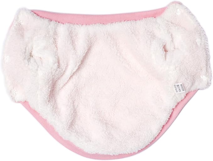FabriCastle Small Dog Sweater, Dog Clothes for Small Dogs Girl & Cats, Ultra Soft and Warm Pet Coat, Winter Pet Jacket, Doggy Apparel Costumes, Fleece Female Puppy Outfits Snap On (Pink, X-Large)