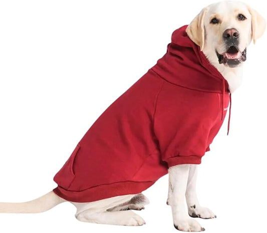 Spark Paws Dog Hoodie - Premium Quality, Buttery Soft, Superior Comfort and Fit, Calming Fleece Interior, Suitable for All Breeds - Burgundy - 4XL