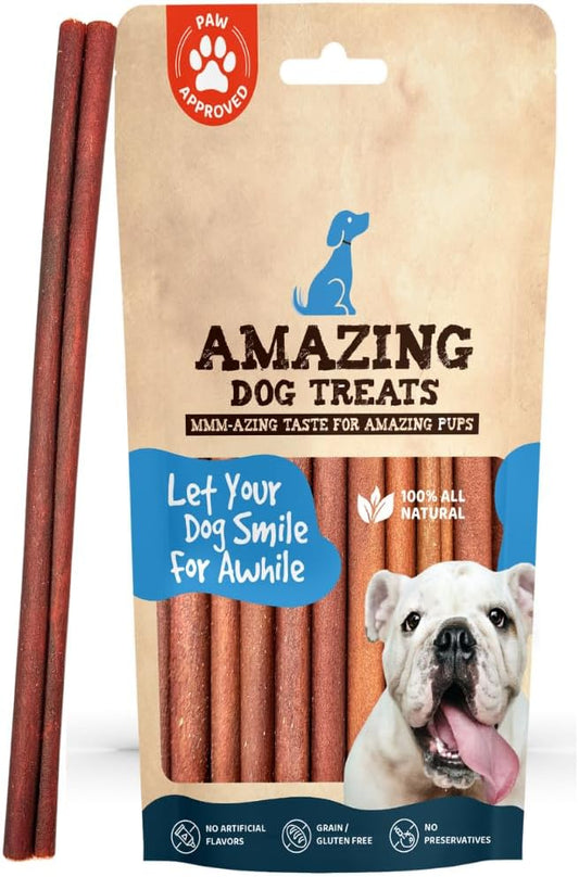 Amazing Dog Treats Collagen Sticks - 12 Inch, 10 Count - 95% Natural, No Hide Bones