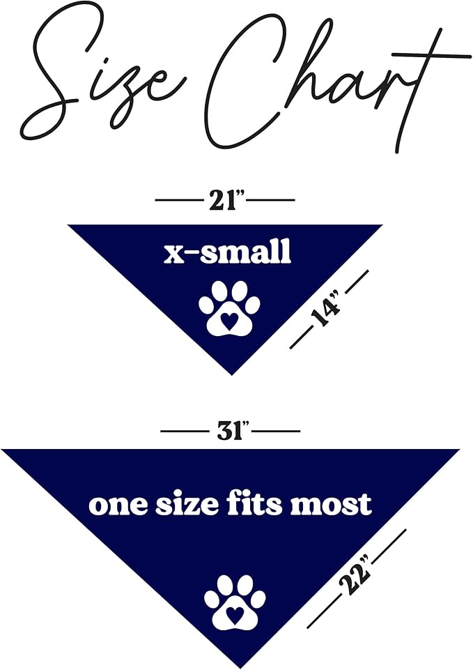 Squirrel Patrol Dog Bandana | 100% Cotton Adjustable Triangle | Made in USA | Summer | Outdoorsy | Hiking | Camping | Travel | Adventures | Navy, One Size (308)