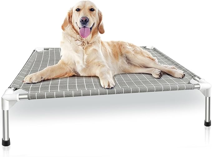 Elevated Dog Bed Pet Cot - Dog Cots Beds for Medium Dogs | Detachable Raised Cat Dog Pet Bed for Medium Dogs