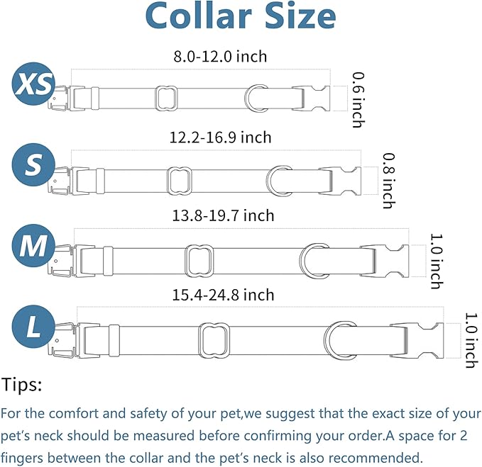 Soft Leather Dog Collar and Leash (6.6') Set - Stylish Rose Gold Heavy Duty Metal Buckle, 4 Adjustable Lengths Leash for Small Medium Large Dogs - Comfortable & Easy to Clean Mint Green M(13.8"-19.7")