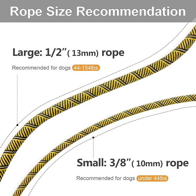 Fida Durable Slip Lead Dog Leash, 6 FT x 3/8" Heavy Duty Loop for Small Dogs and Puppies, Comfortable Strong Rope With No Pull Training, Highly Reflective (Yellow)