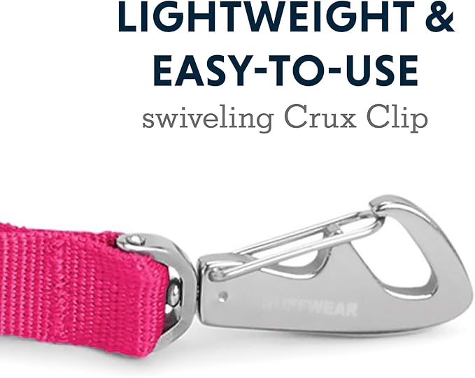 Ruffwear, Front Range Dog Leash, 5 ft Lead with Padded Handle for Everyday Walking, Mountains Logo