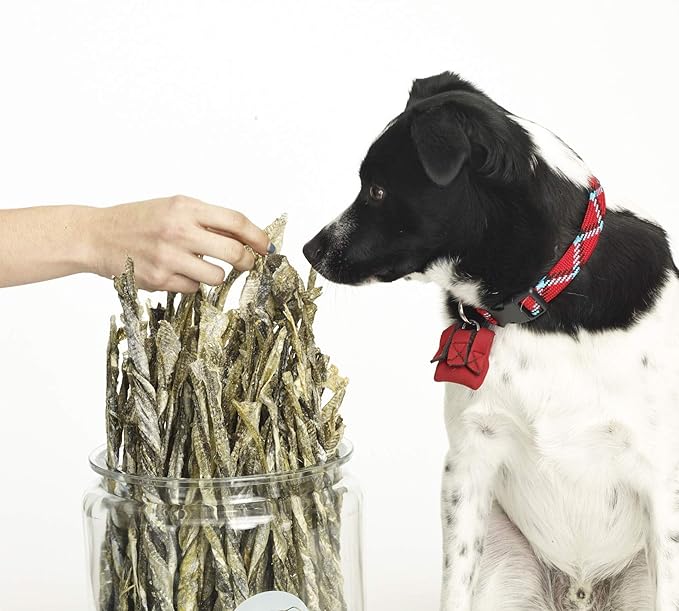Polkadog Crunchy Cod Skins Dog Sticks - Cod Skins Treats for Dogs - All-Natural Pet, Dog Treats - Savory, Healthy Fish-Skin Puppy Treat - Alaskan Treats for Pets - 2 lb.