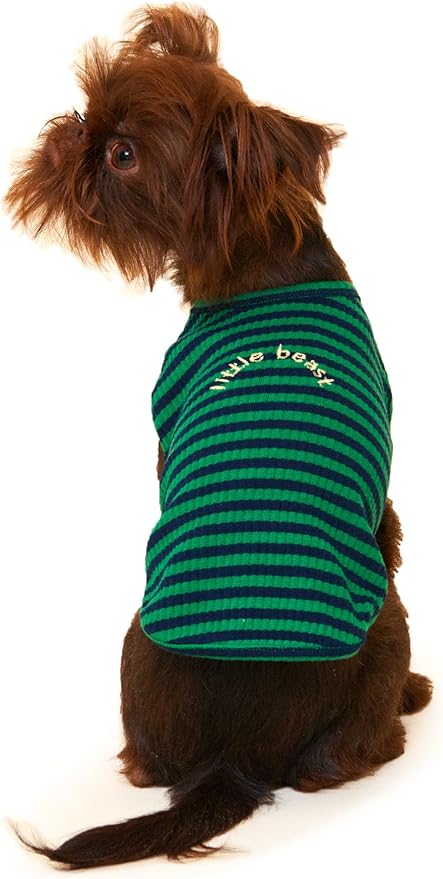 Little Beast Dog Clothes - Pet Clothes for Large, Medium, and Small Dogs (Dog Shirts Come in Multiple Colors and Styles) - Size: X-Large Dogs, Dark Green/Blue