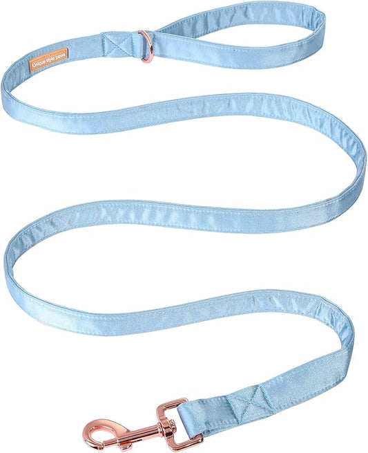 Unique style paws Silk Dog Leash Durable Dog Leashes with Welded D-Ring Comfortable Handle for Small Medium Large Dogs