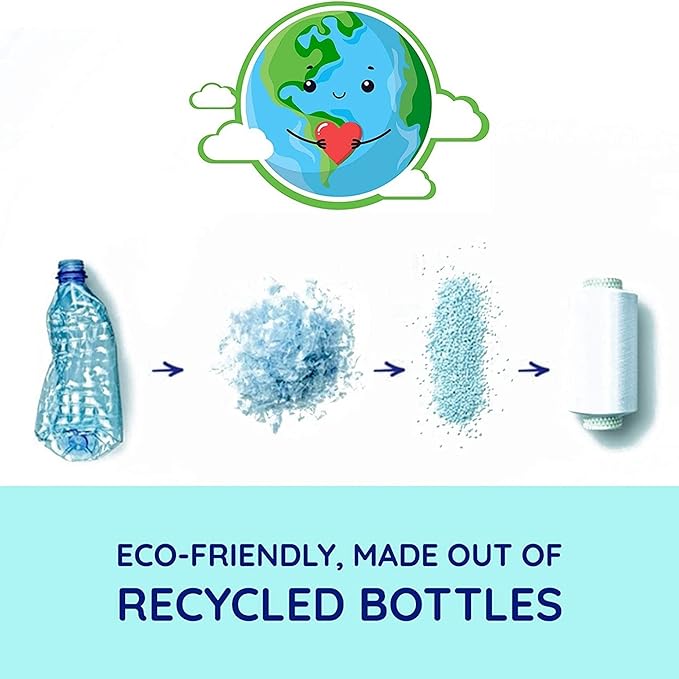 Pawtitas ♻️ Recycled Dog Harness with Reflective Stitched a Puppy Harness Made from Plastic Bottles Collected from Oceans Extra Small Blue Ocean