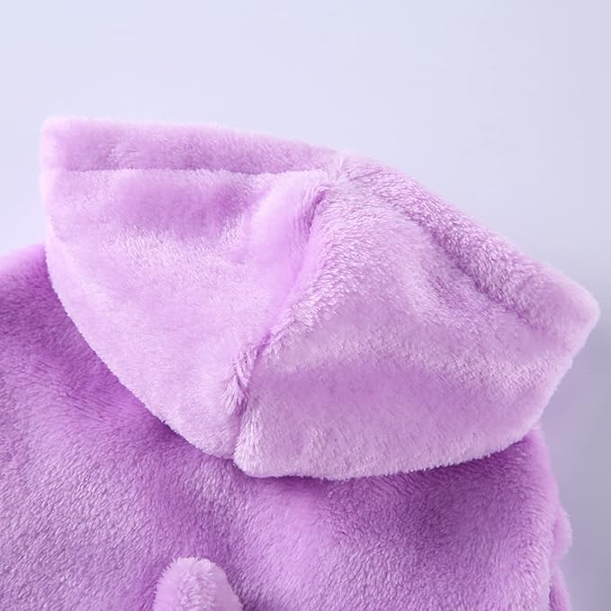 Petyoung Pet Bathrobe Dog Pajama Thickened Hooded Bathrobe Quick Drying and Super Absorbent Dog Bath Towel Soft Pet Nightwear for Puppy Small Dogs Cats