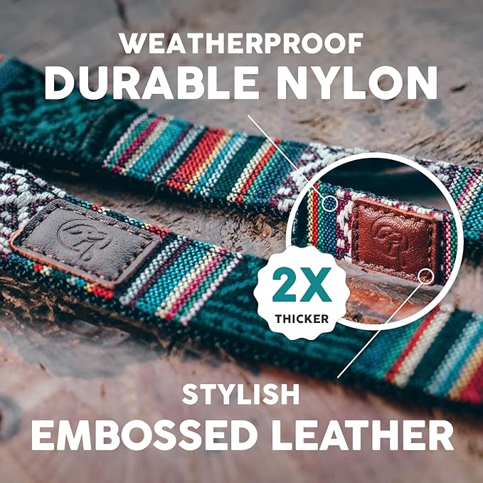 Embark Adventure Dog Collar – Stylish & Durable Nylon Dog Collars for Large Dogs, Comfortable Pet Collar, Collars for Large Breed Dogs with Strong Buckles. Adjustable Big Dog Collars for Large Dogs
