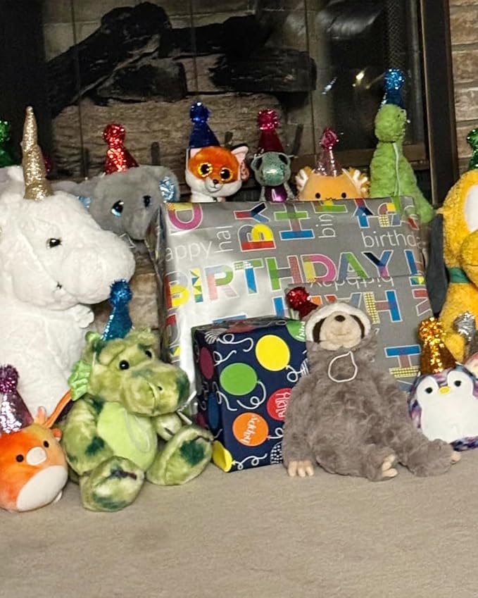 PET SHOW 20 Pack Mini Small Dog Hats Cat Birthday Party Hat Rabbit Hats for Holiday Wedding Puppies Kittens Costume Accessories