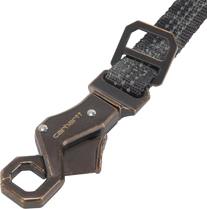 Carhartt Pet Durable Nylon Webbing Leashes for Dogs, Reflective Stitching for Visibility, Duck Camo Tarmac, Small