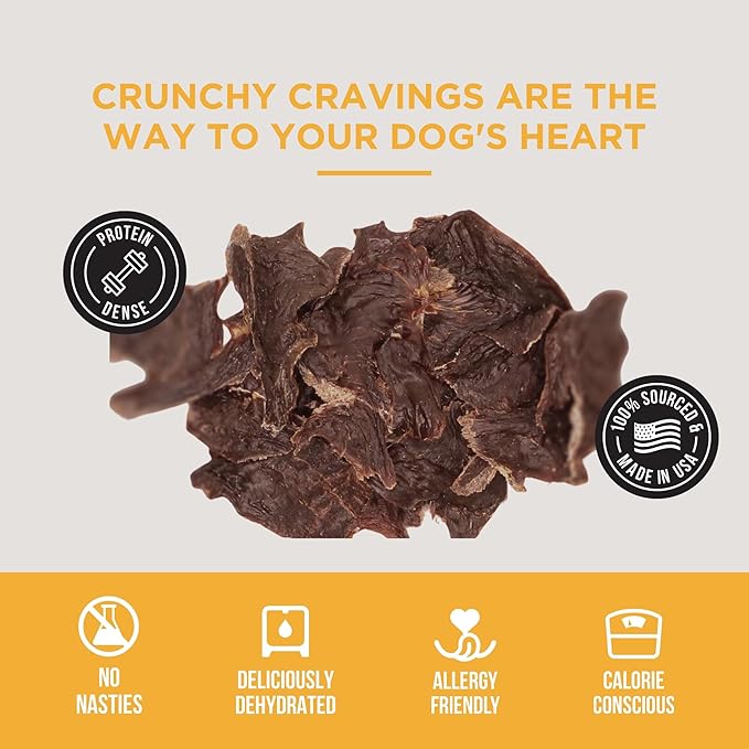 Natural Rapport Beef Heart Dog Treats - The Only Beef Heart Chews Needed - All Natural Treats for Small & Large Dogs