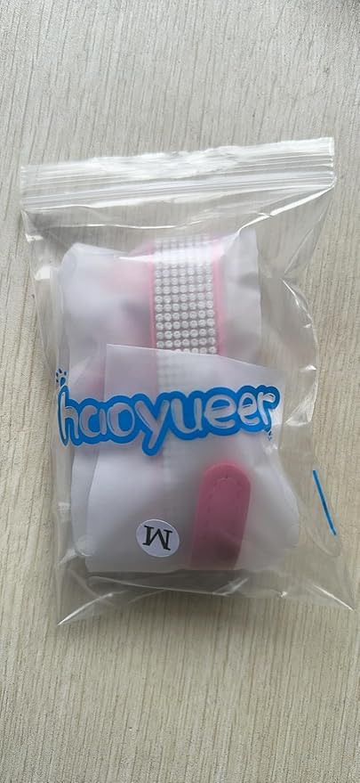 Rhinestone Dog Collar, Cute Dazzling Sparkling Soft Suede Leather Dog Cat Rhinestone Collar Crystal Diamond Pet Dog Puppy Collar(Pink,M fit Neck 32-38 cm)