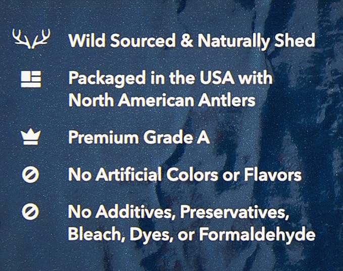 Amazon Brand - Wag Dog Deer Antler Chew, Naturally Shed. Whole, Small, Long Lasting for Aggressive Chewers, Best for Dogs under 15 lbs, 4 - 5.5 inches