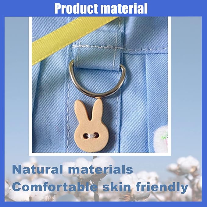 Guinea Pig Clothes,Soft Bunny Ferret Clothes with Pet Rabbit Harness and Leash Mini Hat Bag Cute Brooch for Kitten Small Animal Collars