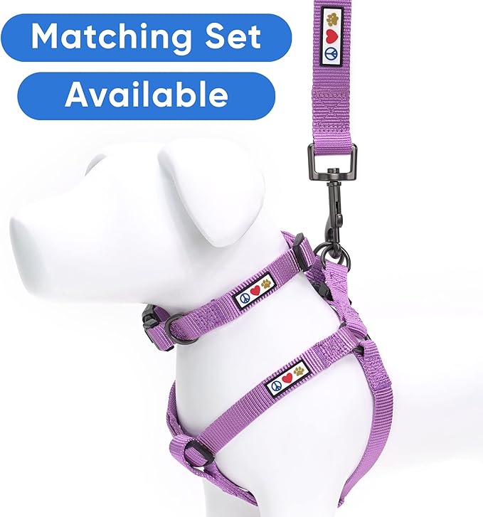 Pawtitas Solid Color Step in Dog Harness or Vest Harness Dog Training Walking of Your Puppy Harness Extra Small Dog Harness Orchid Purple Dog Harness