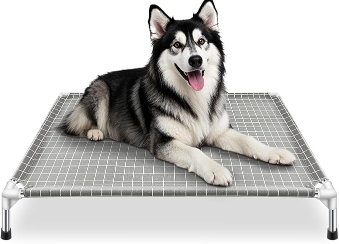 Elevated Dog Bed Pet Cot - Dog Cots Beds for | Detachable Raised Cat Dog Pet Bed, XL