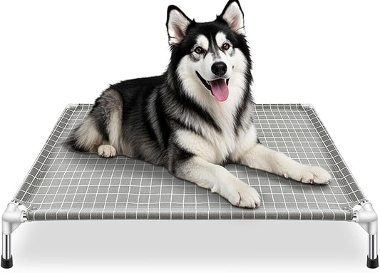 Elevated Dog Bed Pet Cot - Dog Cots Beds for | Detachable Raised Cat Dog Pet Bed, XL