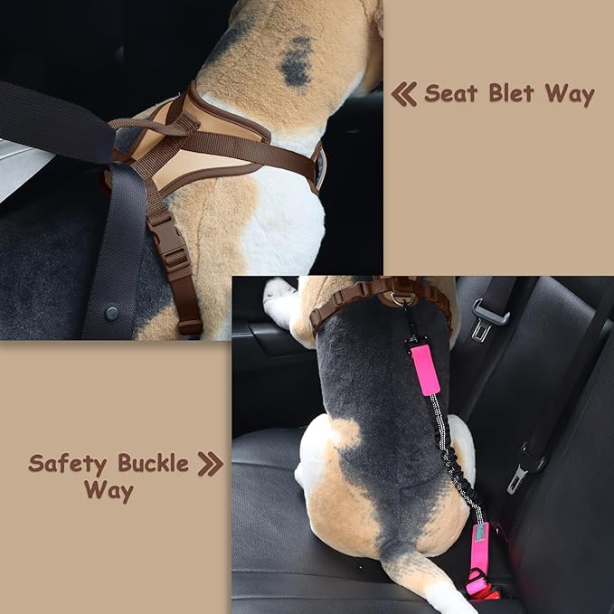 No Pull Dog Harness Adjustable Soft Padded Pet Vest with Control Handle Adorable Daily Harness for Dogs（Cookie Chocolate S）