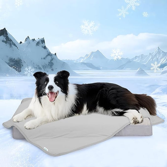 Chicute Cooling Dog Blanket for Sofa - 30x40 Waterproof Pet Blankets for Dog Bed Cover, Slip-Resistant Throw Blanket for Couch Protector, Washable Furniture Cover for Dogs, Cats, Grey