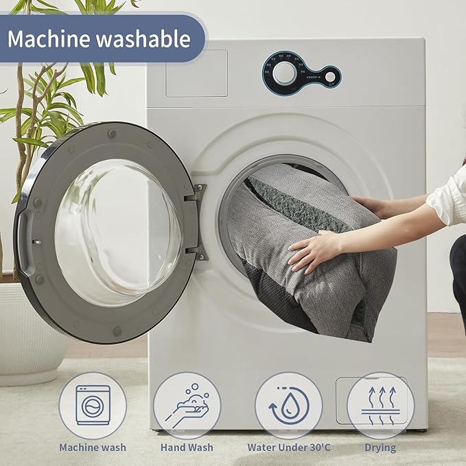 Extra Small Dog & Cat Bed - Deluxe Plush, Comfy & Durable, Washable Rectangular, Non-Slip Bottom, Size 19"X16" Gray