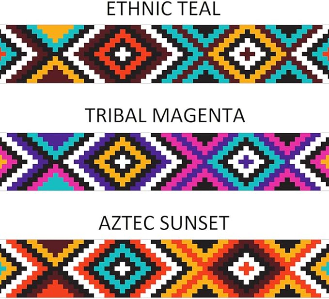 CollarDirect Aztec Dog Leash Nylon Tribal Pattern Cat Pet Leashes for Small Medium Large Dogs Puppy Lead 5 FT Long for Walking (Tribal Magenta, L)