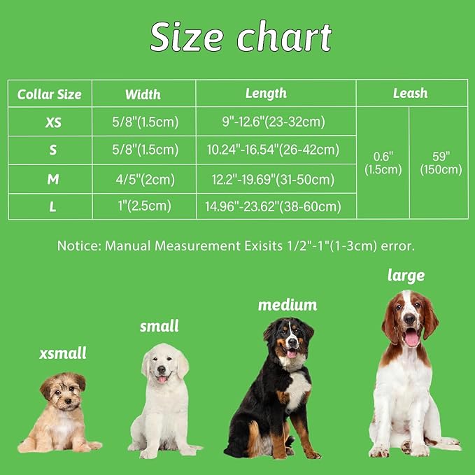 Dog Collar and Leash Set Girls Adjustable Puppy Collars with Fruit Bow Tie for Small Medium Large Female Dogs, Pineapple, XS