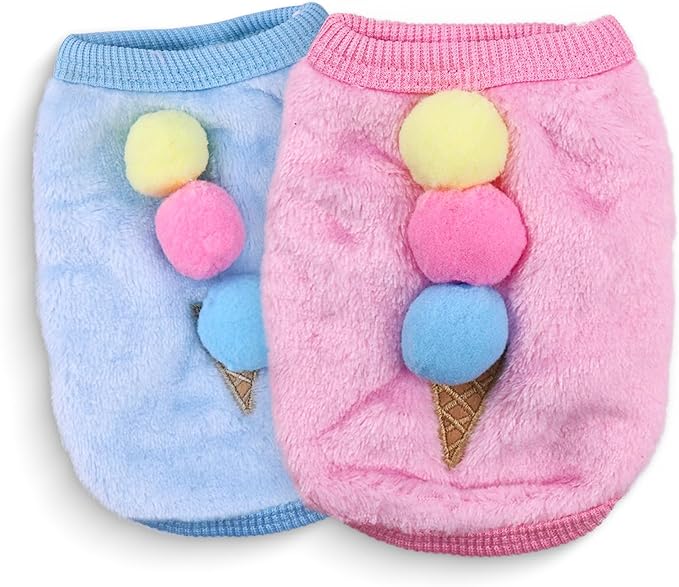 7 Pcs Cute Guinea Pig Clothes Costume Soft T-Shirt Clothes for Rabbits Hamster Clothes Kitten Ferret Chihuahua Puppy Mini Dog and Small Animals