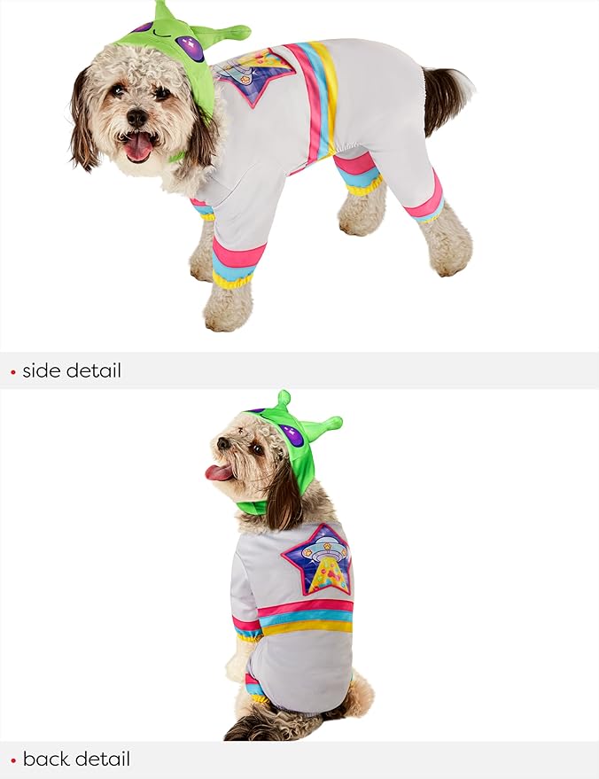 Rubies Alien Fun and Cute Pet Costume Jumpsuit and Hood for Themed Parties and Halloween, X-Large