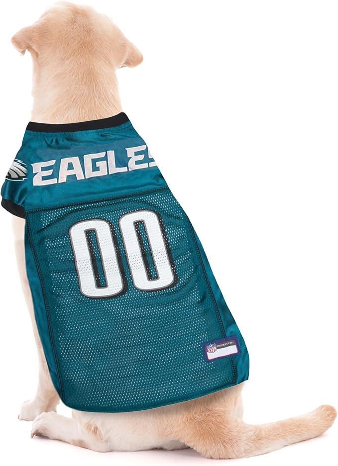 Pets First NFL Philadelphia Eagles Dog Jersey - Size X-Small. Best Football Jersey Costume for Pets