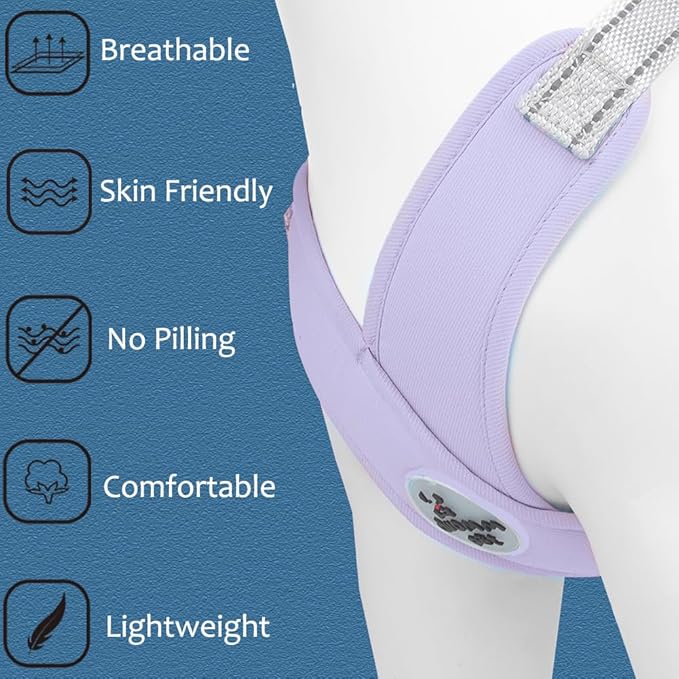 FEimaX Dog Harness Pet X Frame No Pull Step-in Harnesses with Leash Set, Adjustable Reflective Choke Free Puppy with Padded Vest for Small, Medium Dogs and Cats Walking Training