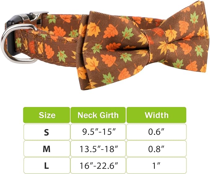 Faleela Cute Soft Girl Dog Collar with Bow, Adjustable Collar for Small to Large Pets