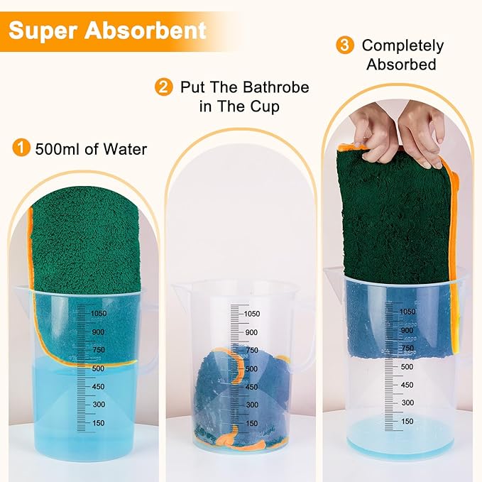 Super Absorbent PetGear Dog Bathrobe for Drying Dogs - Soft Dog Towel Coat - Warner Bros Adjustable Drying Coat for After Bath - S-XXL