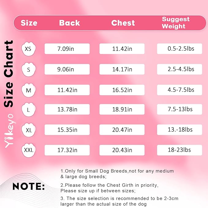 Dog Dresses for Medium Dogs Girl, 2-Pack Pink Clothes Small Girl Summer I Love My Mommy Daddy Puppy Dress Shirt Lightweight Pet Outfit Cat Apparel(L)