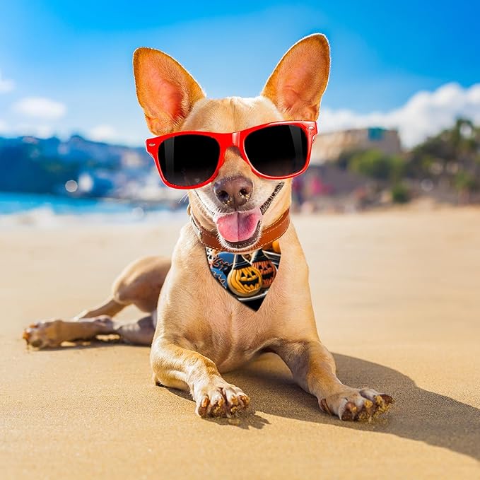 30 PCS Sublimation Blank Dog Bandana, DIY Custom Holiday Scarf, Pet Triangle Bib Handkerchief, Large Dog Accessories Tags Blanks Bulk