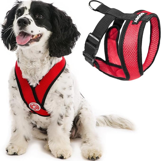 Gooby Comfort X Harness, Red, Small Chest (11.75-15.5")