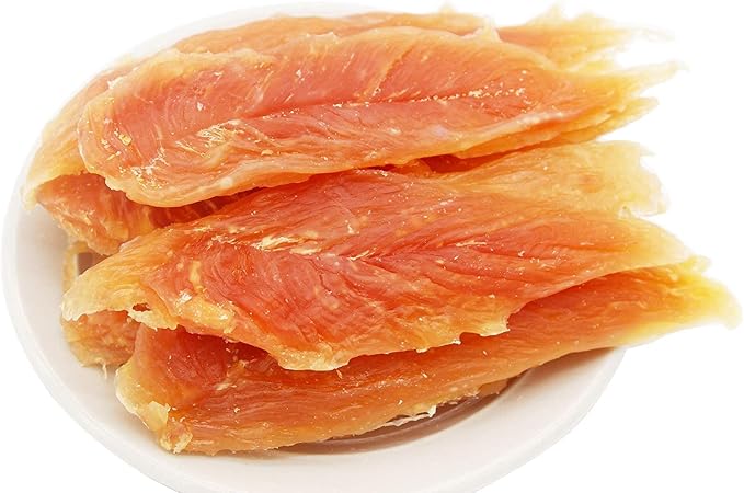 Chicken Jerky for Dogs Treats Training Snacks Dog Chew Treats Rawhide Free for Small and Large Dog 0.5lb/227g