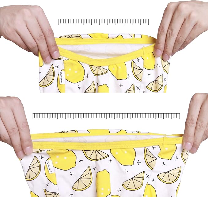 iChoue 2pcs French Bulldog Fruits Pattern Shirts 100% Breathable Cotton Tank Tops Vests Clothes for Frenchie Dogs, Lemon and Watermelon, Large