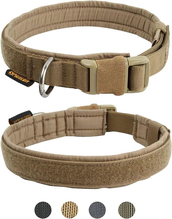 EXCELLENT ELITE SPANKER Puppy Dog Collar - Nylon Adjustable, Soft Padded Collar for Small Dogs