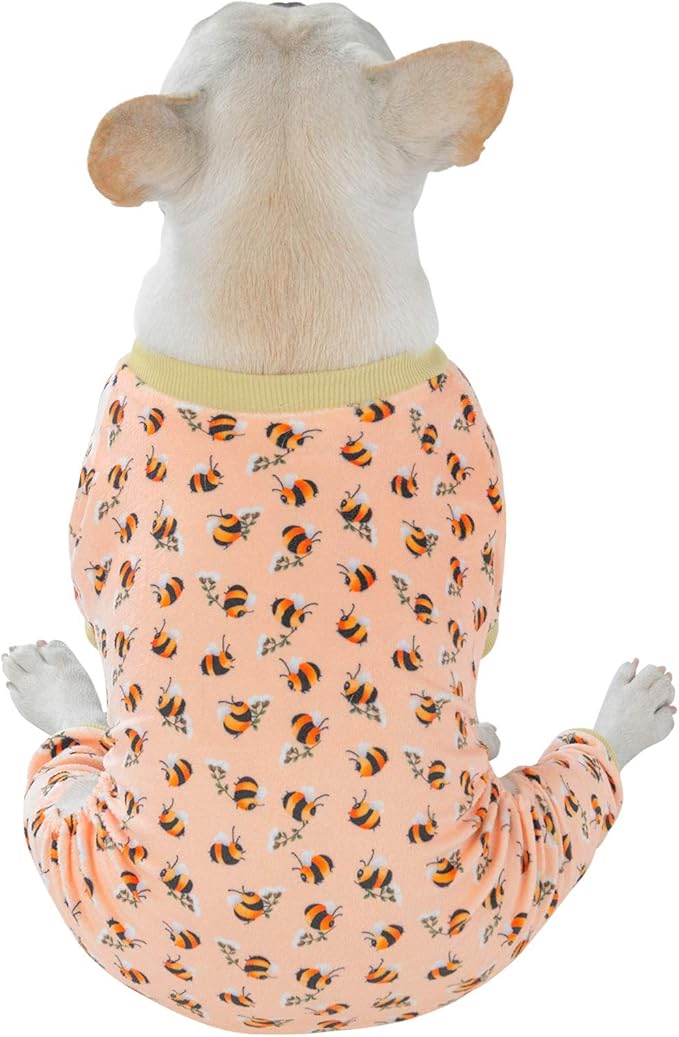 CuteBone Dog Pajamas Costumes Fleece Pet Clothes Puppy Onesie Winter Holiday Cute Cat Jammies Keep Your Pet Warm in The Cold Weather P121S