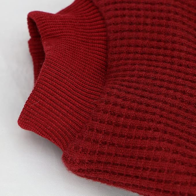 LOPHIPETS Lightweight Dog Sweaters for Puppy Small Dogs Puppy Chihuahua Yorkie Clothes-Red/S