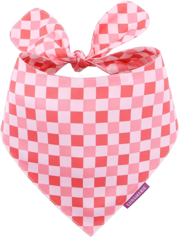 Luxury Pet Birthday Bandanas -Premium & Silky Poly Fabric | 100% Handmade | Custom Shape Dual Layered (Rebel, Small)