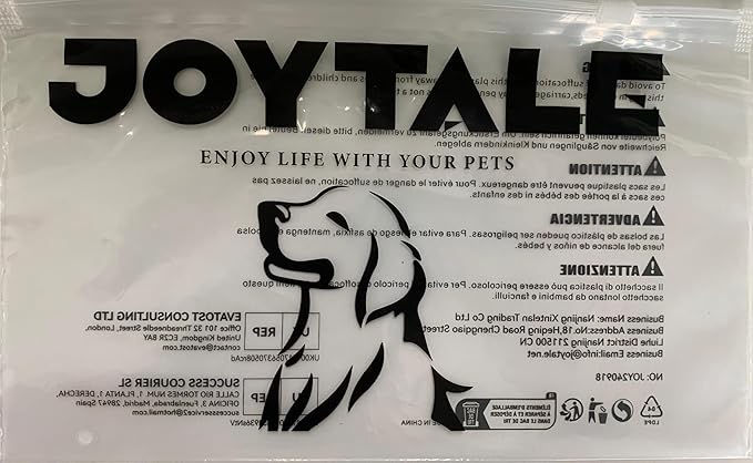 Joytale Dog Collar for Small Dogs, Neoprene Padded and Adjustable, Reflective Wide Heavy Duty Pet Collars with Durable Metal Belt Buckle for Walking, Black, S