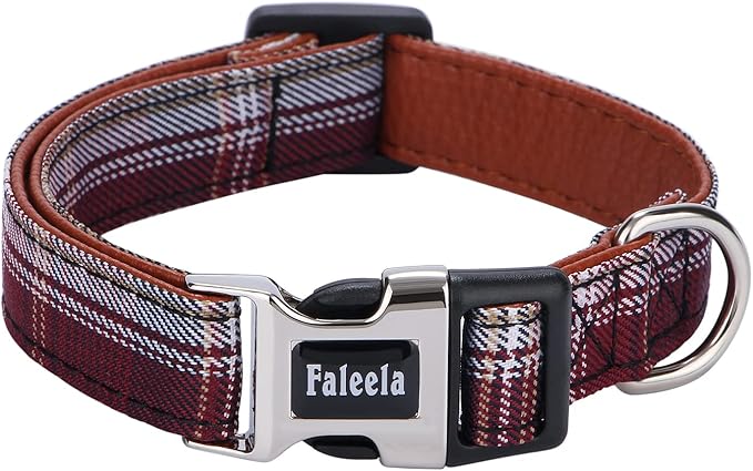 Faleela Soft &Comfy Bowtie Dog Collar,Detachable and Adjustable Bow Tie Collar,for Small Medium Large Pet (Red and White, Medium (Pack of 1))
