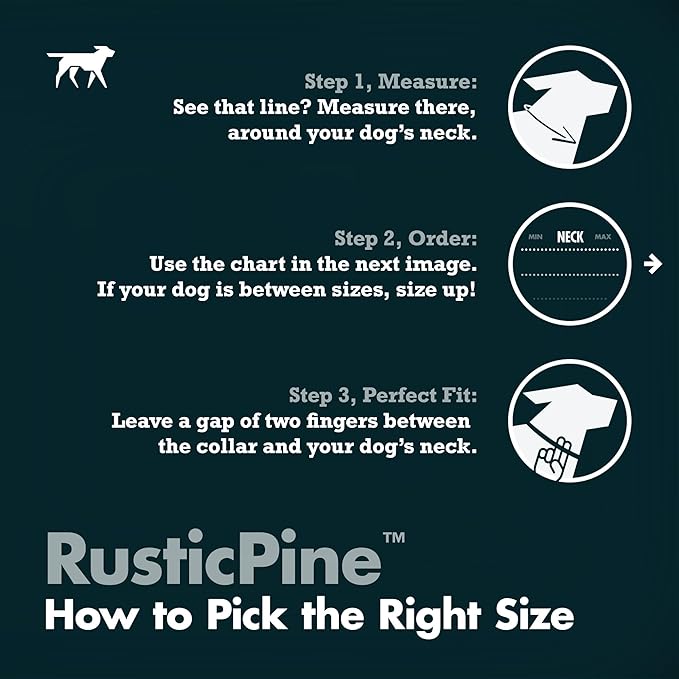 Tuff Pupper Premium Adjustable Dog Collar for Extra Large Boy Dogs, Stylish Pattern Collars Designed in USA, Quick Release Buckle, RusticPine Print for Male Dogs, XL (1.25 Inch Wide x 20-30 Inch Neck)