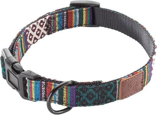 Embark Urban Dog Collar – Stylish & Durable Nylon Collar for Medium Dogs, Comfortable & Adjustable Pet Collar for Medium Sized Dog with Strong Buckles