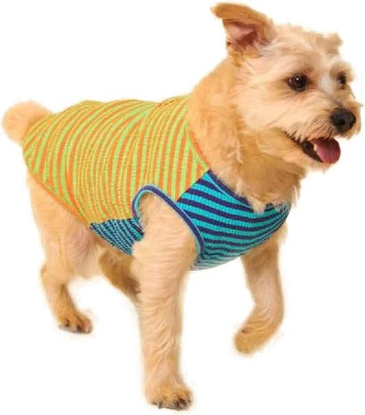 Little Beast Dog Clothes - Pet Clothes for Large, Medium, and Small Dogs (Dog Shirts Come in Multiple Colors and Styles) - Size: Large Dogs, Green/Orange