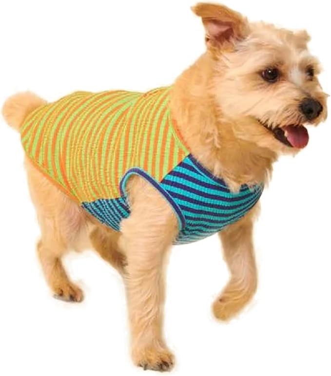 Little Beast Dog Clothes - Pet Clothes for Large, Medium, and Small Dogs (Dog Shirts Come in Multiple Colors and Styles) - Size: X-Large Dogs, Green/Orange